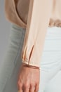 view 4 of 4 Saleya Aija Silk Crepe Blouse in Peach Nude