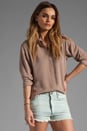 view 1 of 4 Double GGT Aquilina Silk Georgette Shirt in Bare Rose