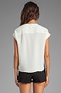 view 2 of 5 Sellida Silk Blouse in White