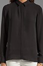 view 4 of 5 Driya Silk Blouse in Black