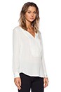 view 2 of 4 Corbette Silk Blouse in Ivory