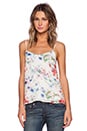 view 1 of 3 Vaneese Garden Print Silk Top in Multi