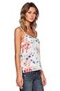 view 2 of 3 Vaneese Garden Print Silk Top in Multi
