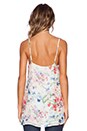 view 3 of 3 Vaneese Garden Print Silk Top in Multi