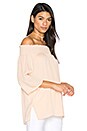 view 2 of 4 BLUSA CON UN HOMBRO DESCUBIERTO ELISTAIRE in Rose