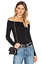 view 1 of 4 Ennalyn off the Shoulder Top in Black