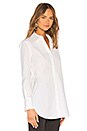 view 3 of 5 Classic Tuxedo Button Down in White