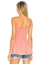 view 3 of 4 Bustier Top in Guava