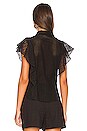 view 3 of 4 Ruffle Top in Black