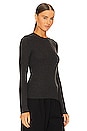 view 2 of 4 T-SHIRT MIRZI REGA in Mink & Dark Charcoal