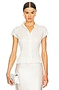 view 1 of 4 Cap Sleeve Blouse in Ivory