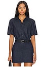 view 1 of 4 CHEMISE BOXY SHORT SLEEVE in Indigo