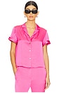 view 1 of 4 Short Sleeve Camp Shirt in Pink Azalea