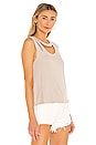 view 2 of 4 Piper Cut Out Tank in Taupe