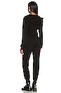 view 3 of 4 Hoodie Jumpsuit in Jet Black