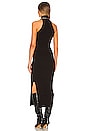 view 3 of 3 Sleeveless Turtleneck Midi Dress in Black