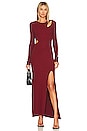 view 1 of 4 Carved Maxi Dress in Berry