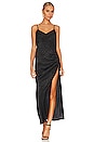 view 1 of 4 Cinched Maxi Dress in Jet Black