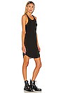 view 2 of 3 Shadow Linen Jersey Twist Mini Dress in Black