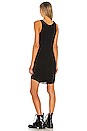view 3 of 3 Shadow Linen Jersey Twist Mini Dress in Black