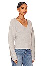 view 2 of 4 Double V Sweater in Wolf
