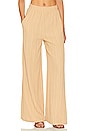 view 1 of 4 Ripple Gauze Wide Leg Pant in Tanlines