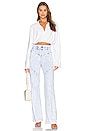 view 4 of 4 CAMISA PÓLO CROPPED BUBBLE in White
