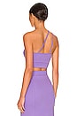 view 3 of 4 One Shoulder Braided Top in Ultra Violet
