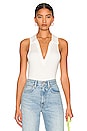 view 1 of 4 Sleeveless Cropped Polo in Light Shell