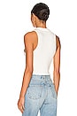 view 3 of 4 Sleeveless Cropped Polo in Light Shell