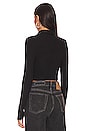 view 3 of 4 Crop Top in Black