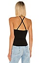 view 3 of 5 Division Rib Crossed Tank in Black