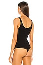 view 4 of 5 Mass Rib Henley Tank Bodysuit in Black