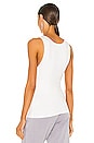 view 3 of 4 Barbell Tank in White