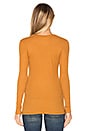 view 3 of 4 Long Sleeve Crew Neck Tee in Saffron