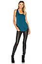view 4 of 4 Scoop Neck Tank in Deep Topaz