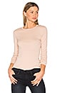 view 1 of 4 Long Sleeve Crewneck Tee in Soft Camel