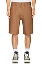 view 3 of 4 Folsom Denim Shorts in Khaki