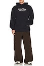 view 4 of 5 x Free And Easy Adam Bomb Hoodie in Navy
