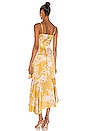 view 3 of 4 Sarita Wrap Dress in Sonet Print Golden