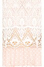 view 4 of 4 Ebony Embroidered Dress in Nude & Ivory