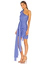view 3 of 5 Crest One Shoulder Gown in Persian Jewel