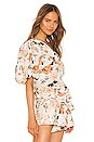 view 2 of 4 Night Cap One Shoulder Top in Eden Floral Ivory
