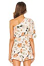 view 3 of 4 Night Cap One Shoulder Top in Eden Floral Ivory