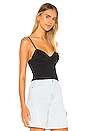 view 2 of 4 Milano Crop Corset Top in Black
