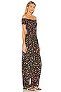 view 2 of 3 Bee Jumpsuit in Botanical Black