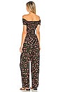 view 3 of 3 Bee Jumpsuit in Botanical Black