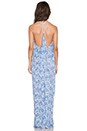 view 4 of 4 Kalapana Maxi Dress in Cream & Blue Batik