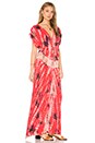 view 3 of 3 Audrey Dress in Polen Red & Black