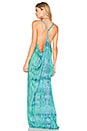 view 1 of 4 Kalapana Maxi Dress in Leo Teal Stone